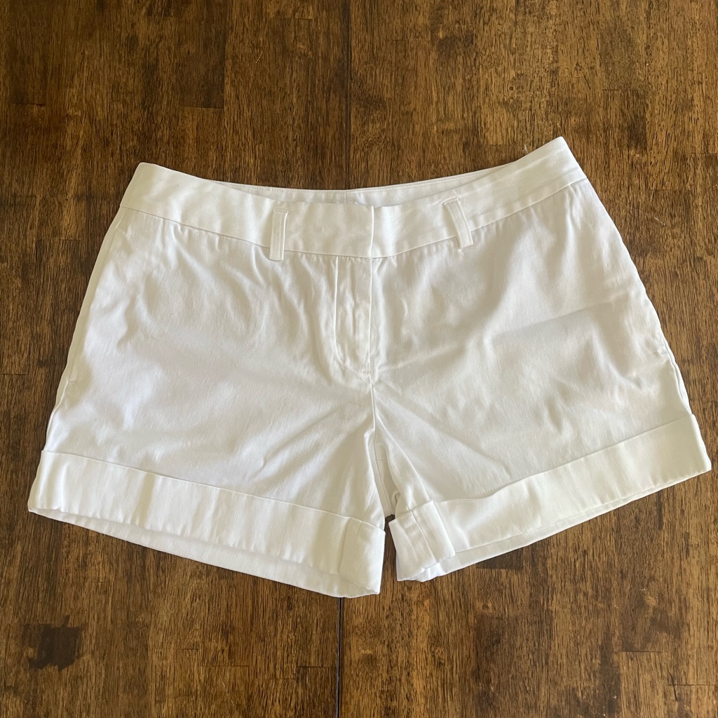 Express Cuffed White Short
